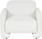 SALAND - Fauteuil - Wit - Polyester