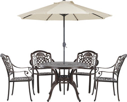 SALENTO - Tuinset - Bruin - Aluminium