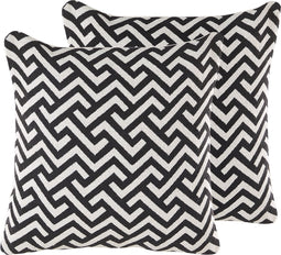 SALIZAR - Sierkussen set van 2 - Wit - 45 x 45 cm - Katoen