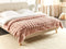 SALKA - Bedsprei - Roze - 200 x 220 cm - Nepbont