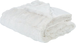 SALKA - Bedsprei - Wit - 200 x 220 cm - Nepbont