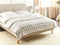 SALKA - Bedsprei - Wit - 200 x 220 cm - Nepbont