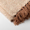 SALLY - Plaid 140x180 cm - zacht - franjes - Cork - roze
