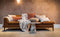 SALLY - Plaid 140x180 cm - zacht - franjes - Cork - roze