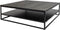 Salontafel 110x110x38 cm, O340 zwart