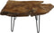 HSM Collection Salontafel 90x55x42cm Naturel Teak Wortelhout/Metaal