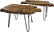 HSM Collection Salontafel 90x55x42cm Naturel Teak Wortelhout/Metaal
