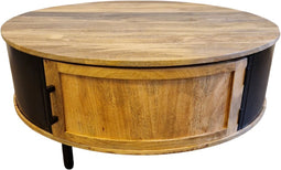 Salontafel Barrel 100 cm - Bruin | Meubelplaats