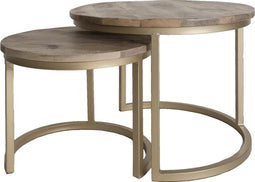 Salontafel bart - goud - set van 2