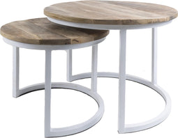 Salontafel Bart Wit - Set van 2