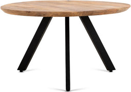 Salontafel Berlin Rond mangohout 80 cm - Naturel