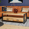 Salontafel - Bijzettafel - Consoletafel- Dining Table - Mangohout - Duurzaam - Boaz met 4 lades | 120 cm