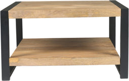Salontafel Boaz | 75x80 cm mangohout - tafel - hout - koffietafel