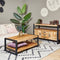 Salontafel Boaz met onderblad 115 cm - mangohout - tafel - meubels - hout