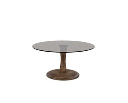 Salontafel Boogie large Bruin 70x70cm | BY-BOO