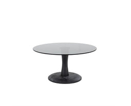 Salontafel Boogie large Zwart 70x70cm | BY-BOO