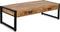 Salontafel Britt mangohout met 2 Lades 140x70 cm - Naturel