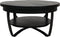 Salontafel Cilamon - 70 cm - Zwart blad - Zwart onderstel
