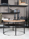 Salontafel Delhi - Rond - 70 cm - Mangohout - Metaal