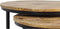 Salontafel District - ø67xø51xø35 cm - Rustiek mangohout/ijzer - Set van 3