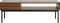Salontafel Donkerbruin Eikenhout - 30kg - 120x62x41cm - Modica