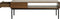 Salontafel Donkerbruin Eikenhout - 30kg - 120x62x41cm - Modica