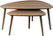 Salontafel Driehoekig Donkerbruin - Eikenhout - Set van 2 - House Nordic