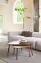 Salontafel Driehoekig Donkerbruin - Eikenhout - Set van 2 - House Nordic