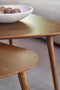Salontafel Driehoekig Donkerbruin - Eikenhout - Set van 2 - House Nordic
