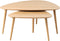 Salontafel Driehoekig Naturel - Eikenhout - Set van 2 - House Nordic