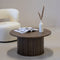 Salontafel Eikenhout Donkerbruin - 90x90x45 cm - Tafel Nola - Giga Living