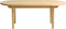 Salontafel Eikenhout Naturel - 70x130cm - Ovaal - Tafel Carno - Giga Living