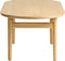 Salontafel Eikenhout Naturel - 70x130cm - Ovaal - Tafel Carno - Giga Living