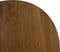 Salontafel Fishbone - 45x45x39 - Naturel/zwart - Eiken/metaal