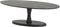 Salontafel Flare 140 cm ovaal - Zwart
