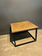 Salontafel industrieel - bijzettafels - salontafel set - 60 en 50 cm