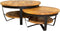 Salontafel industrieel - Salontafel Sanne - Salontafel naturel 95 cm