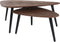 Salontafel Jamal - Espresso Mangohout - Set van 2
