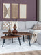 Salontafel Jamal - Espresso Mangohout - Set van 2