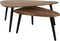 Salontafel Jamal - Mangohout - Set van 2
