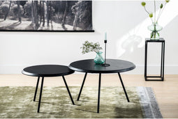 Salontafel Jari set van 2 - zwart | BY-OLAF