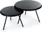 Salontafel Jari set van 2 - zwart | BY-OLAF