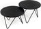 Salontafel Lavy rond set van 2 - Zwart | BY-OLAF