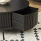 Salontafel Madison Black | 80 cm | Rond-STF-5760