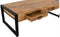 Salontafel mango metaal met 2 lades 120x60x45 cm