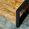 Salontafel Mangohout Britt met onder plank - 100 cm - Duurzaam - Bijzettafel - Tafel - Eettafel - Woonkamer - Opzettafel - Massief - Mango hout
