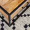Salontafel Mangohout - Salontafel Sanne - Salontafel industrieel 130 x 70 cm