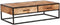 Salontafel Mangohout - Salontafel Sanne - Salontafel industrieel 130 x 70 cm