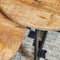 Salontafel Mees set van 2 - salontafels industrieel - ronde salontafels