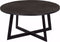 Salontafel Mees set van 2 - salontafels zwart - ronde salontafels 60 en 70 cm